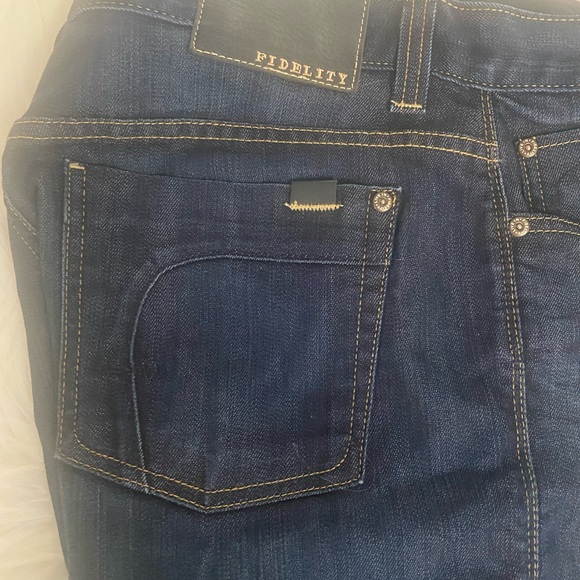 Fidelity 50-11 Men's Relaxed Straight Leg Jeans Sz 36W 34L - Picture 3 of 11